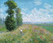 Claude Monet Monet Meadow-with-Poplars-Homepage Germany oil painting artist